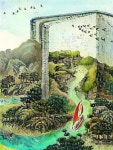 AI와 합작한 김홍도 화풍 그림, 우표로 나온다