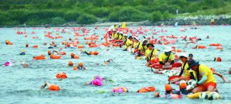 [포토] 한강 헤엄치기… ‘도강’ 역영