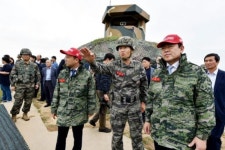 백령도 방문한 박남춘 인천시장