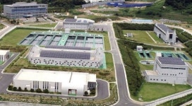 청주 지북정수장에 태양광 발전 설치