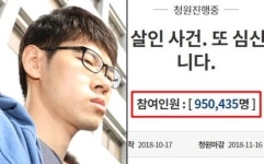 김성수, 얼굴 공개에 더 타오른 ‘공분’… 폭발한 청원장