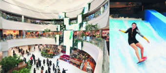 실내 서핑에 펫파크까지… 여기 아울렛 맞나요