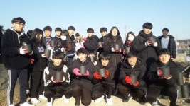 양주백석고등학교 사랑의 연탄나눔…“추운겨울 따뜻하게 보내세요”