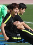 김진수-이승우, 즐거운 훈련