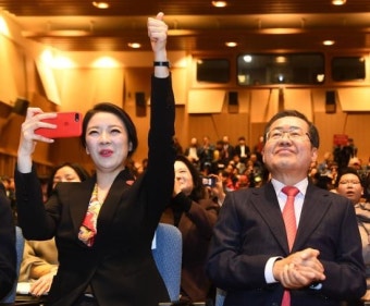 [현장영상] 홍준표 옆 자리는 역시나 ‘홍준표 키즈’ 배현진