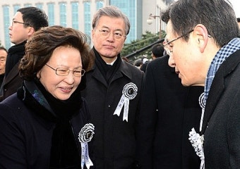 “아방궁 맞는 것 같다” 권양숙 여사 농담에 황교안 대표가 보인 반응