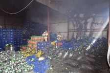 고성산불로 불 탄 장천마을 창고