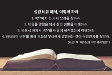 성경 비유 속에 담긴 진짜 교훈을 찾으라