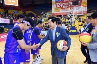 의정부시, ‘스타와 함께 희망농구’ 자선경기 개최