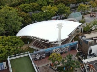 대구 중구, 김광석길 내 콘서트홀에 기타모양 대형 막구조물 설치