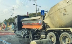 의정부시 장암역 인근서 화물차 등 8중 추돌…1명 사망·7명 부상