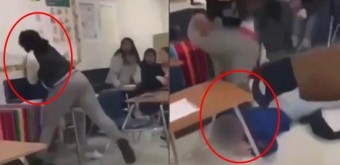 여학생 얼굴 주먹으로 치고 발로 밟은 미국 여교사