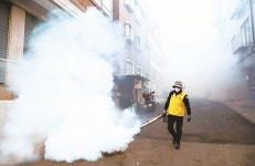 [포토] 창신동 일대 방역하는 종로구방역단