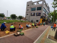 인천 영종동 주민자치위, 쓰레기 투기지역 꽃길 조성