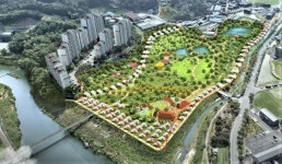 용인시, 경안천변 축구장 10개 대단위 도시숲 조성