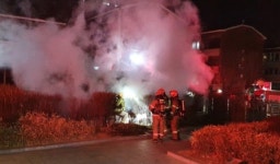 KT강남지사 축전지실서 한밤중 화재… 인명피해 없어