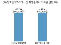 센트럴인사이트, 특별관계자 지분변동