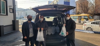 일시 귀국해 웨슬리선교관에 머무는 해외 선교사들의 설맞이