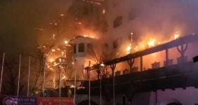 한밤 무주 덕유산 리조트 내 호텔 불…투숙객 등 89명 대피