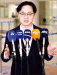 [포토] 귀국 김정관 “대미 투자 1호 9월 중 발표”