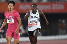 ‘0.06초 차’ 나마디 조엘진, 육상 100ｍ 4위