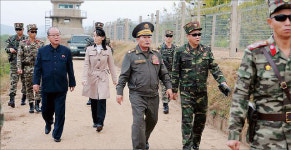 김여정 MDL 인근 시찰… 北 “적 도발땐 즉시 반격” 위협