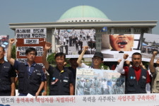 “용역이 우리에게 던진 것은 살인무기였다”