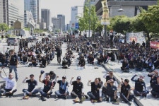 국제운수노련 대표단 안전운임, 전세계 화물노동자 권리