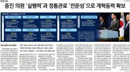 경향신문 정치인 법무장관·검사 민정수석, 속도감 있는 개혁 의도