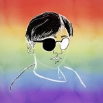 무지개빛 세상, 흑백 안경