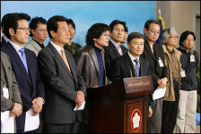 영화인-국회의원"스크린쿼터가 FTA 빅딜카드라니"