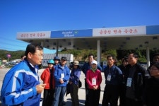 오일뱅크 주유소사장단, 금강산주유소 방문