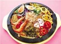 차가운 날씨에 딱 행촌 해물우동철판볶음
