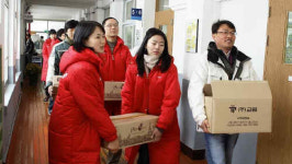 교원, 태안내 초등학교에 책 5000권기증