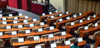 의원들 지각사태, 대정부질문 파행