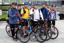 신한銀, 대중교통-자전거 출근행사
