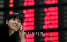 [사진]'간만의 웃음' 사상최대 코스피 폭등
