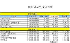 삼강엠앤티, 홀로 공모가 사수