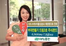 대신證, 부자만들기 드림3호 주식펀드 판매