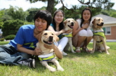 안내견 나비 덕분에 대학생활 신나요