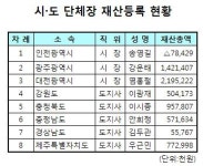 [표]6.2 지방선거 광역단체장 재산등록 현황