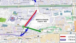 서울 동대문 흥인문로 차로 15일 복원