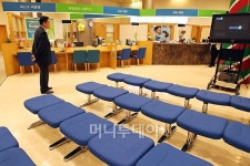 [사진]총파업 돌입한 SC제일銀 노조 텅 빈 영업장