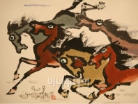 이성근 화백 전시··· 해체와 버무림의 미학