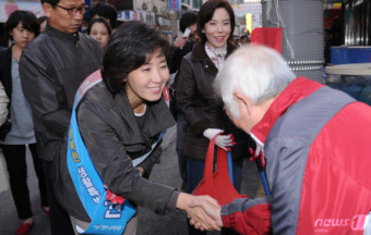 [사진]나경원 서울시장후보, 선거운동 시작