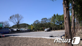 [사진]공사중인 서초구 내곡동 테니스장