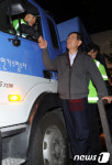 [사진]음식폐기물집하장 찾은 박원순 후보