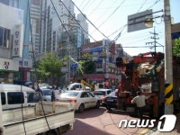 구로구, 얼기설기 방치된 전기통신선 대정비