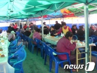 장성 진원면 여성자원봉사회 이웃사랑 일일찻집 열어