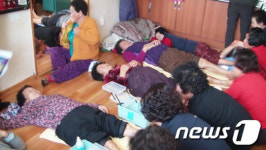 해남군 ‘효 사랑 발 마사지’ 큰 호응